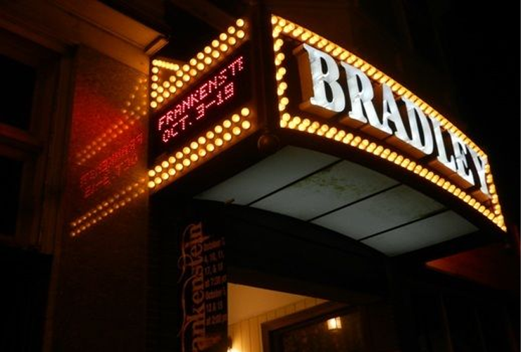 northeastern Aerial view of Quassy Amusement park