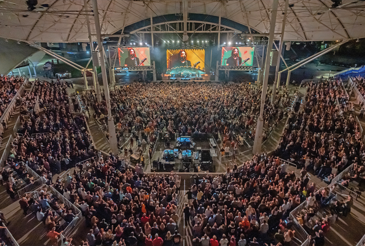 Aerial view of Quassy Amusement park