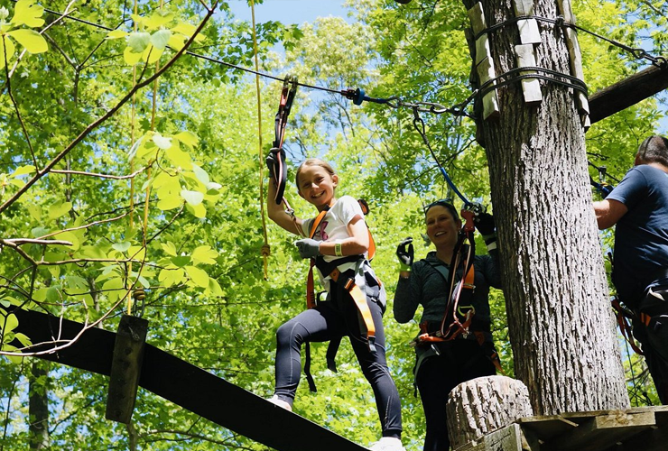 Aerial view of Quassy Amusement park