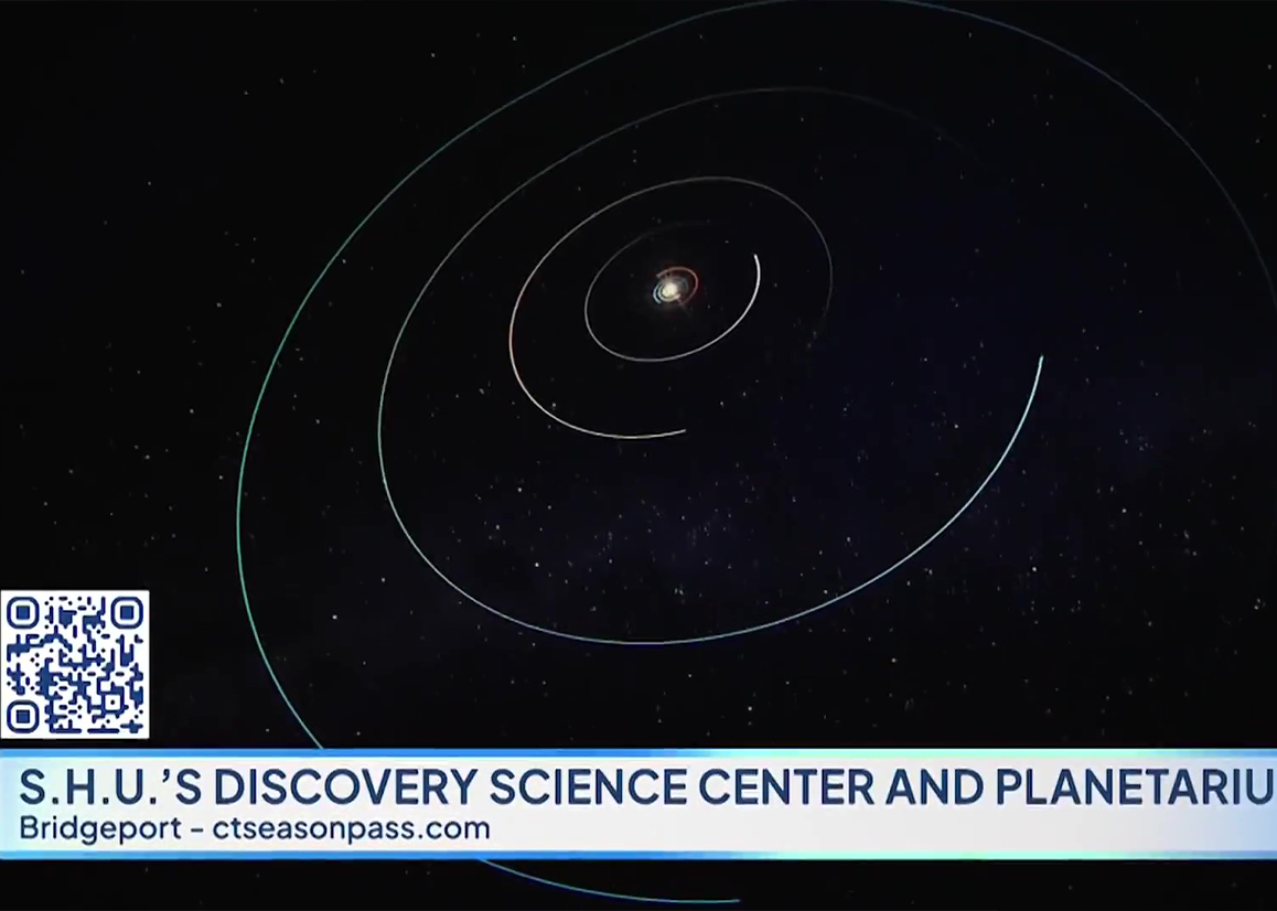 CT LIVE segment at Sacred Heart University's Discovery Science Center and Planetarium